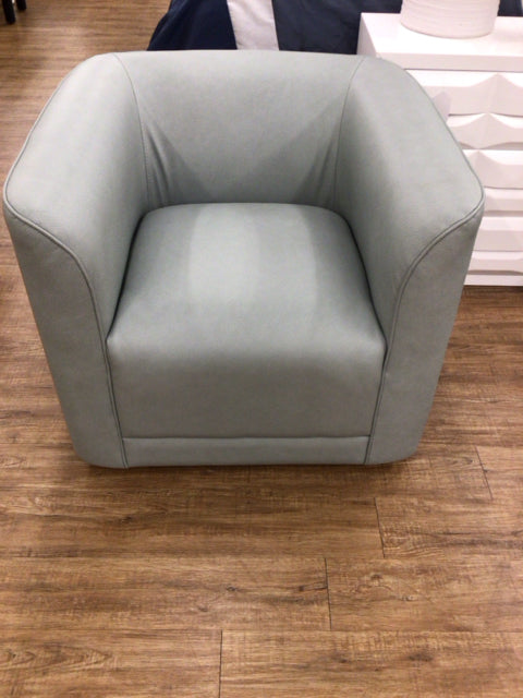 Seafoam Swivel Arm Chair