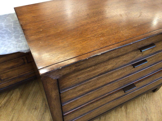36" X 18" X 29.25" AS-IS Tommy Bahama Coral Nightstand