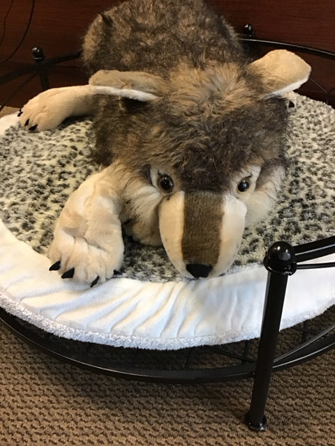 Wild Republic Stuffed Timber Wolf Dog