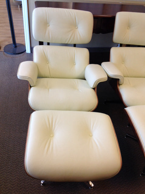 Carver Tall Eames Style Chair w/Ottoman