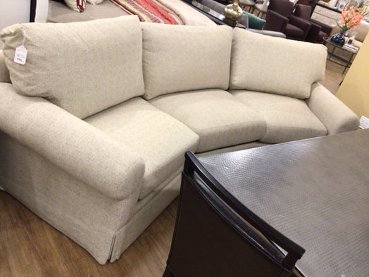Century Furniture Curved Upholstered Sofa