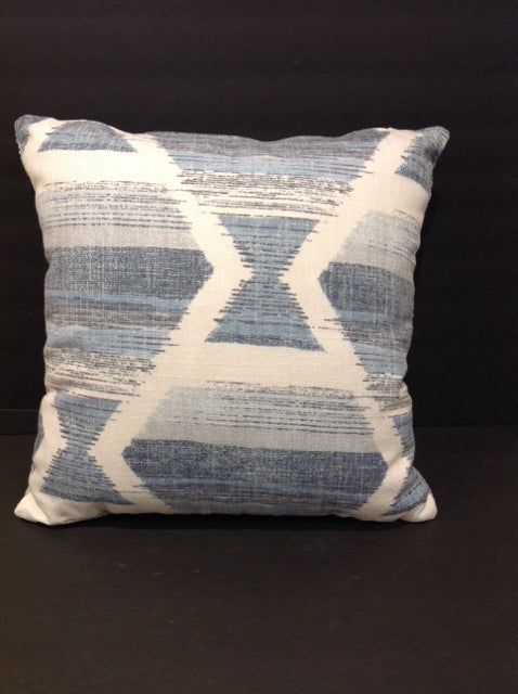 Blue/White Design Pillow