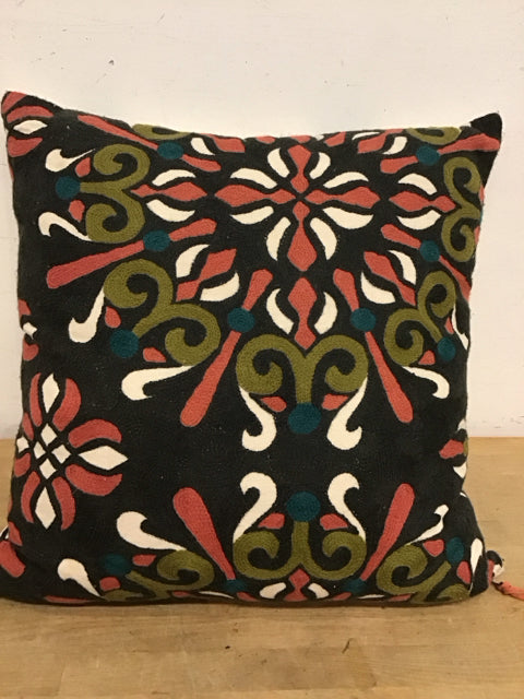 20" Anthropology Multicolor Pillow