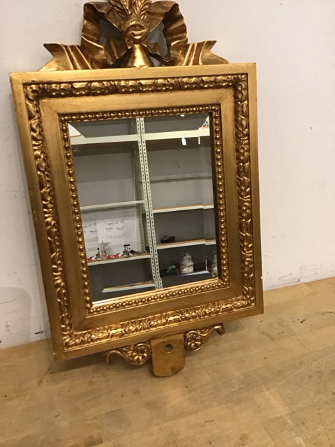 20.5"x12" Gold Ornate Mirror