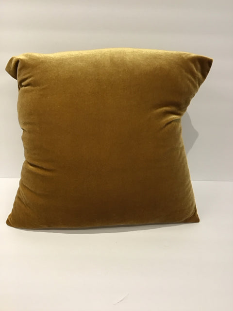 Gold Velour Pillow