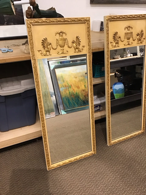 18x46 Gold-Gilt Ornate Framed Mirror