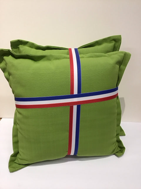 Set/2 Green Outdoor Pillows