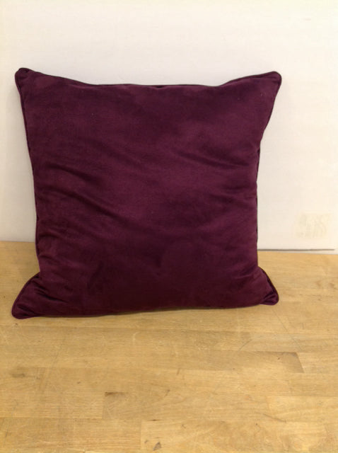 Purple Velour Pillow