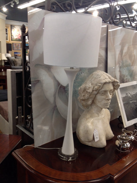 As Is - White Stone Lamp