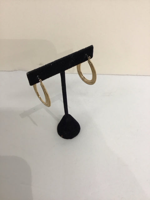 Gold Tone Hoop Earrings