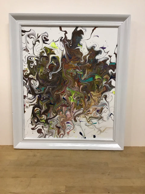 24x28 Framed "Touch of White" By Susan David