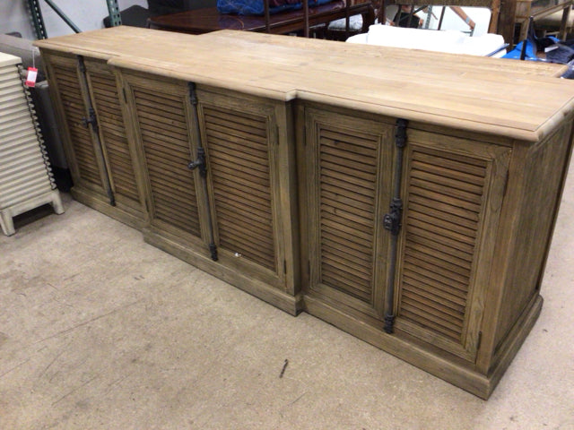 RH 6 Door Shutter Front Large Console Table
