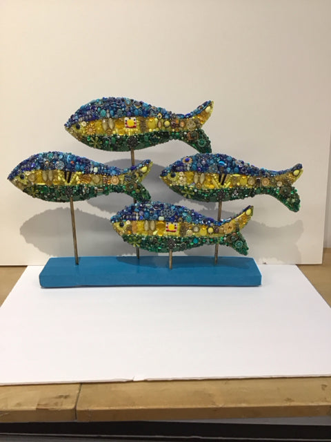 18x21 Tropical Fish "The Pod" Susan David
