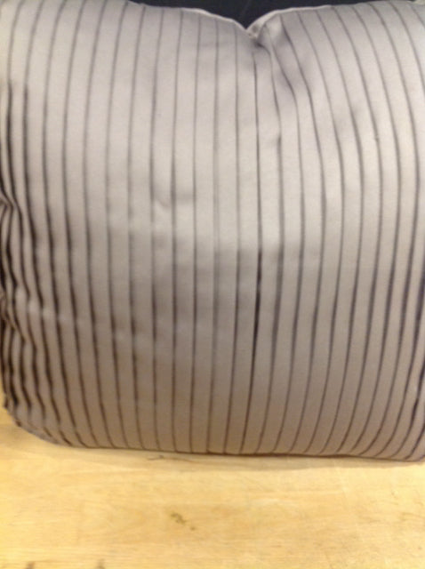 Pillow- 16" Grey Pleated