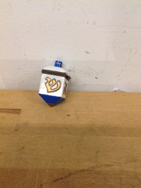 Hanukkah Dreidel Trinket Box