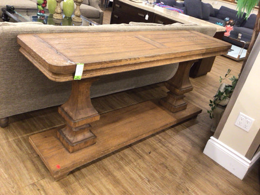 20" X 72" Island City Traders Teak Wood Console Table
