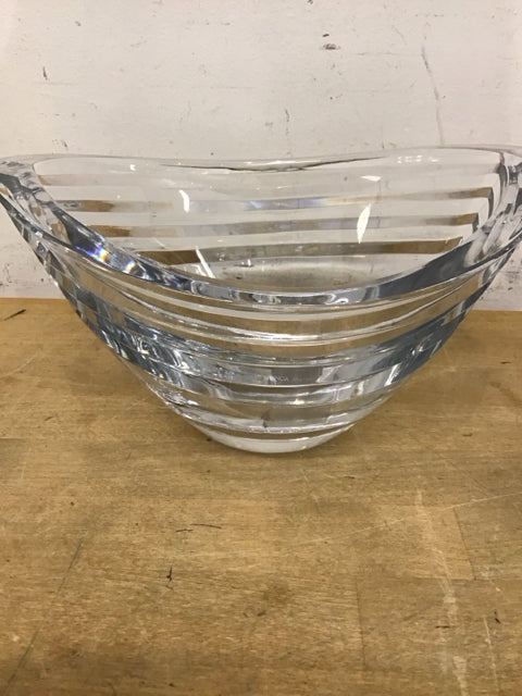 10" Lenox Ovations Azur Glass Bowl