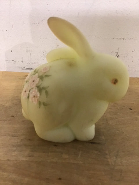 Fenton Pink Blossoms Bunny