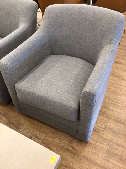 Ashley Furniture Grey Bradney Swivel Accent Chair