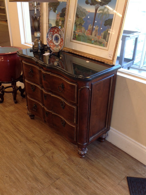 Drexel Heritage 3 Drawer Stone Top Chest