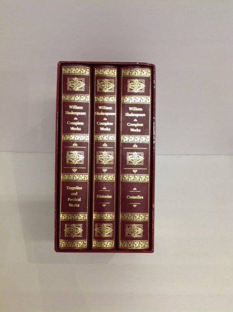 Set/3 William Shakespeare Coffee Table Books