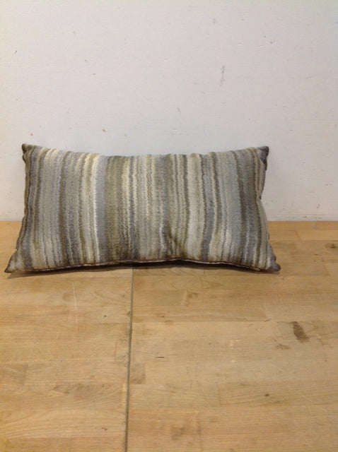 Rectangular Multi-Striped Pillow