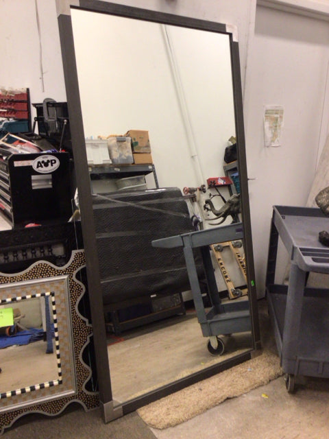 41 3/4" X 77 5/8" Grey Wall Clete Mirror