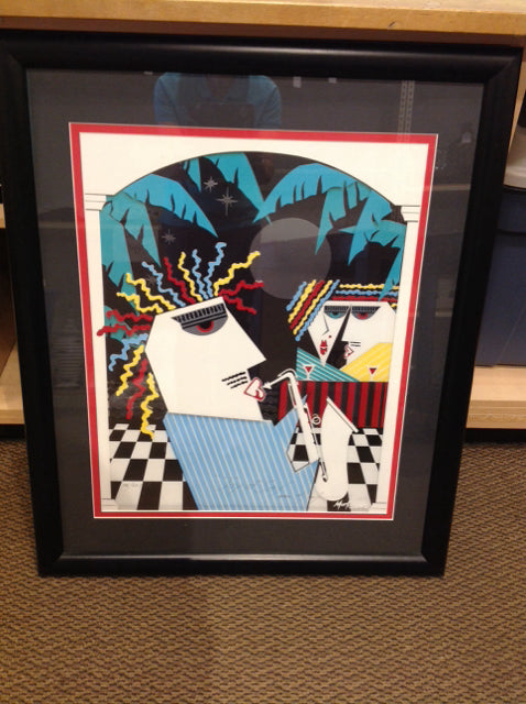 29x36 Framed Signed "The Joy of Sax" By Murf