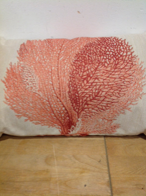 Pillow- 16" Rust Coral