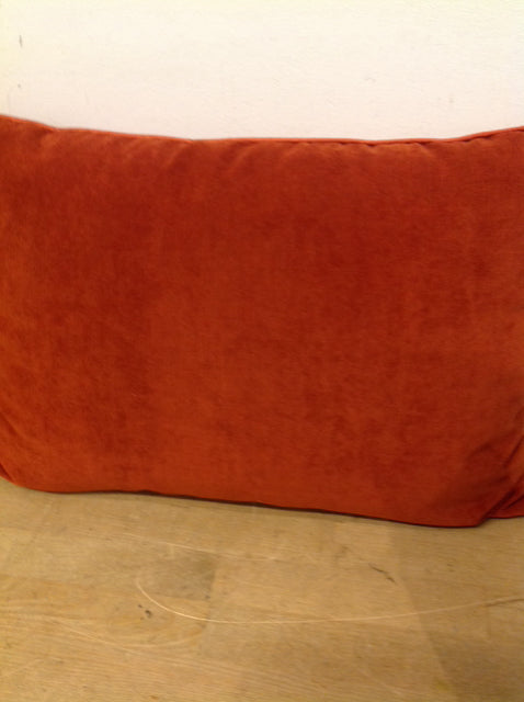 Pillow- 18" Rust Velour