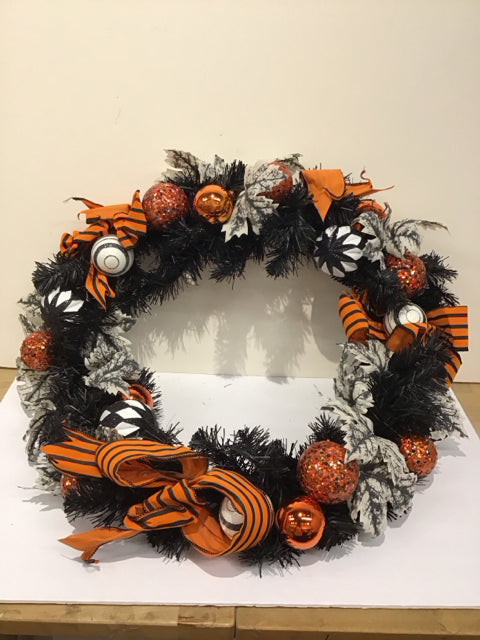 Black Halloween Garland