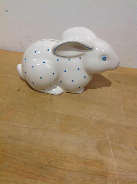 Tiffany & Co White & Blue Rabbit Bank