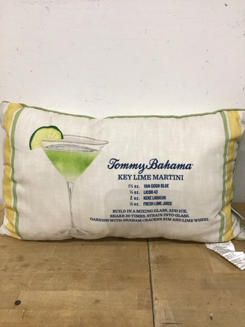 24"x14" Tommy Bahama Key Lime Martini Pillow