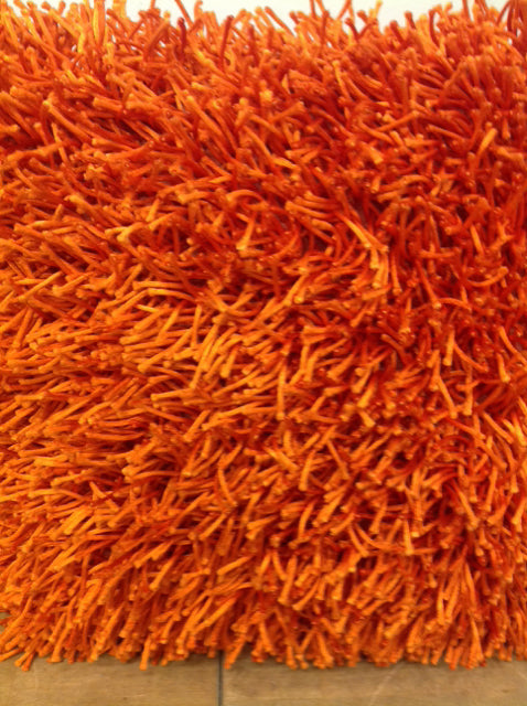 Pillow- 18" Orange Fringe