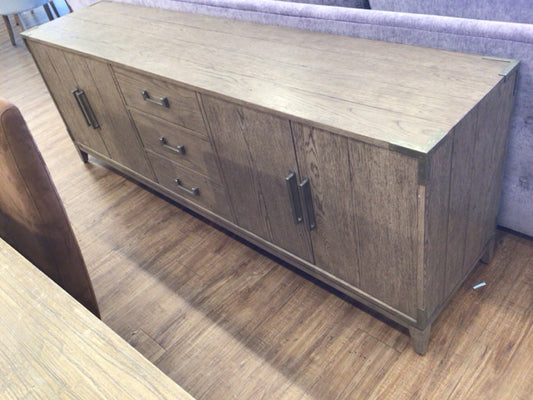 RH French Contemporary Media Console W/Drawers