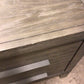 AS-IS Casana Furniture Grey Two Drawer Nightstand(Knicks)