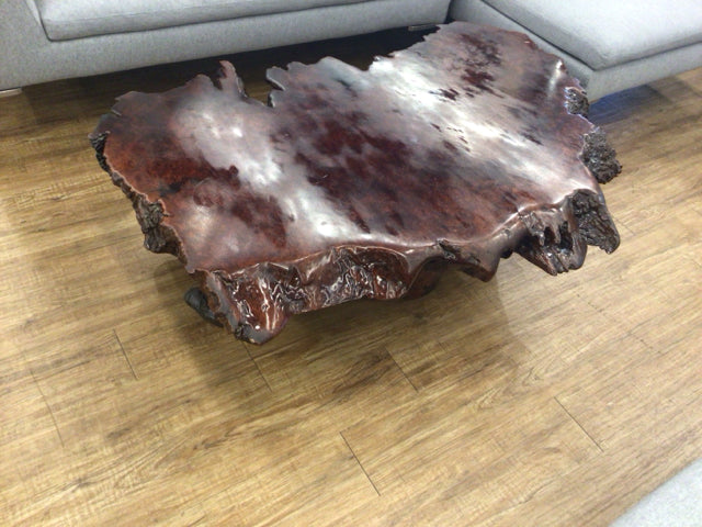 AS-IS Mahogany Root Coffee Table