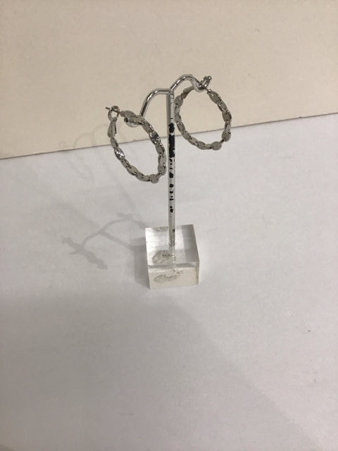 Gucci Style Silver Earrings