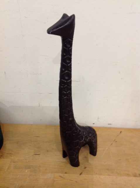 15" Black Metal Giraffe