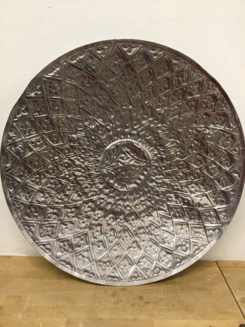30" Etched Metal Wall Decor