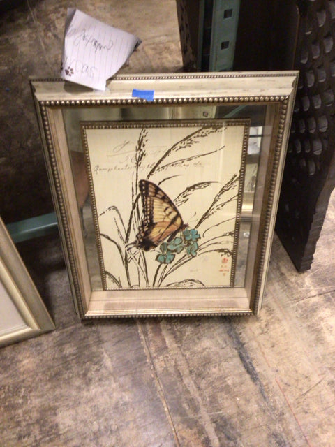 18x22 Framed Butterfly Art