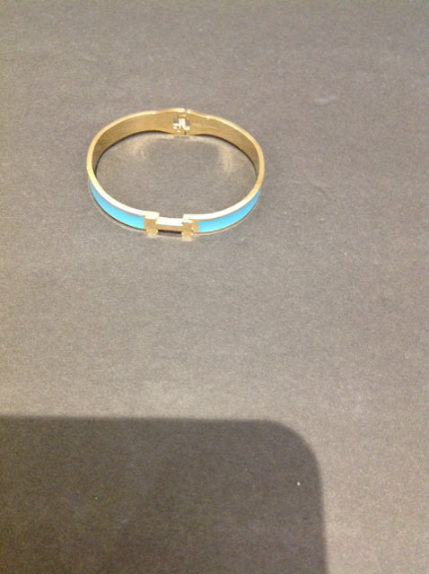 Stainless Gold Hermes Style Bracelet