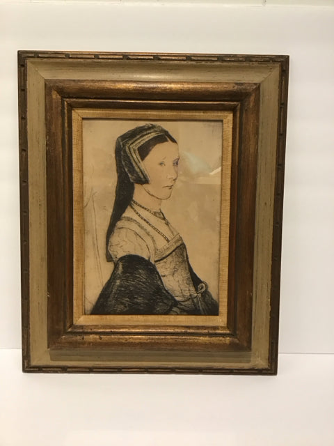 15x18 Framed Hans Holbien "Anna Cresacre"