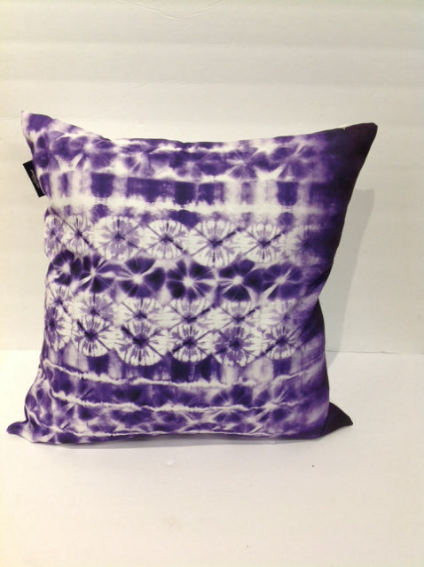Purple/White Pillow