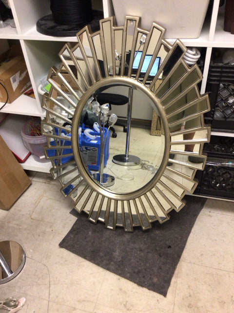 37 1/2" Quoizel Oval Mirror