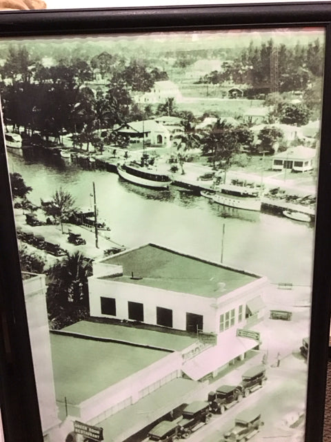 38.5"x26.5" Vintage Ft. Lauderdale Poster Art Print