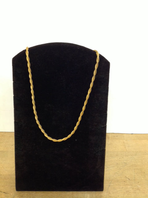 Gold Braided Necklace