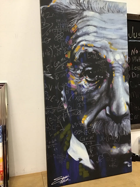 53"x26.5" "It's All Relative" By Stephan Fishwick Signed