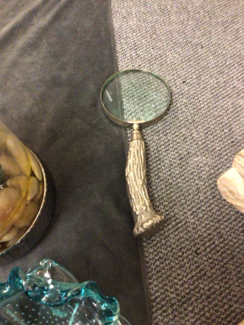 Chrome Handle Magnifying Glass
