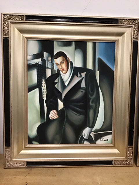 30"x34" P.  Keith Deco Style Man